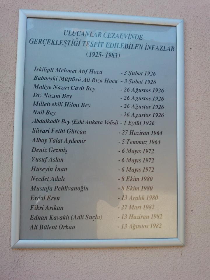 Türkiye nin ilk cezaevi müzesi olma özelliğini taşıyan Ulucanlar Merkez Kapalı Cezaevi Müzesi Ankaralılar ve gelen yerli turistin kesinlikle görmesi gereken bir