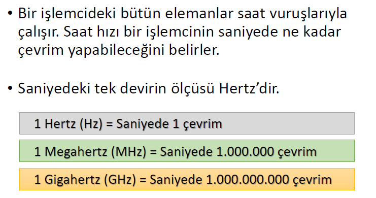 İşlemci Hızı 20.10.