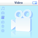4.3.3 Video oynatma Player daki video klipleri izleyebilirsiniz. 1 1 Video moduna girmek için ana menüden seçin. > Player da bulunan video dosyalarının listesi görüntülenir.