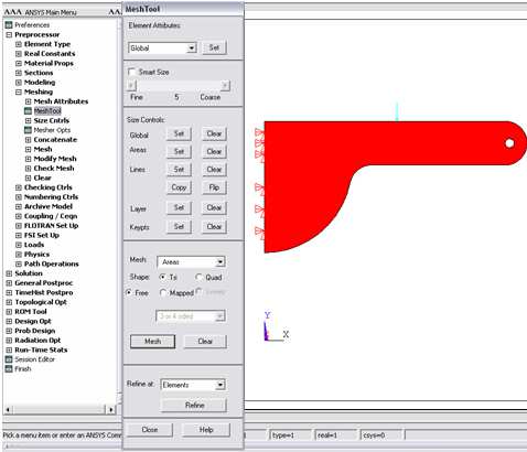 SONLU ELEMANLAR VE ANSYS UYGULAMALARI M. OKUR 44 Şekil 2.51.