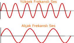 Bir ses kaynağının bir saniyedeki titreşim sayısına frekans denir. Frekans birimi hertz dir. Hz ile gösterilir.