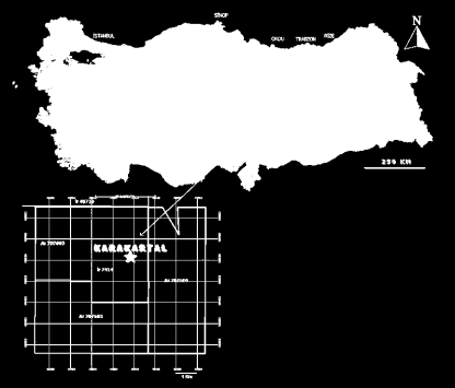 Lidya-Alacer JV ler Erzincan - Karakartal Saha Özellikleri Konum: Çöpler in 12 km güneydoğusu Cevher: Cu-Au