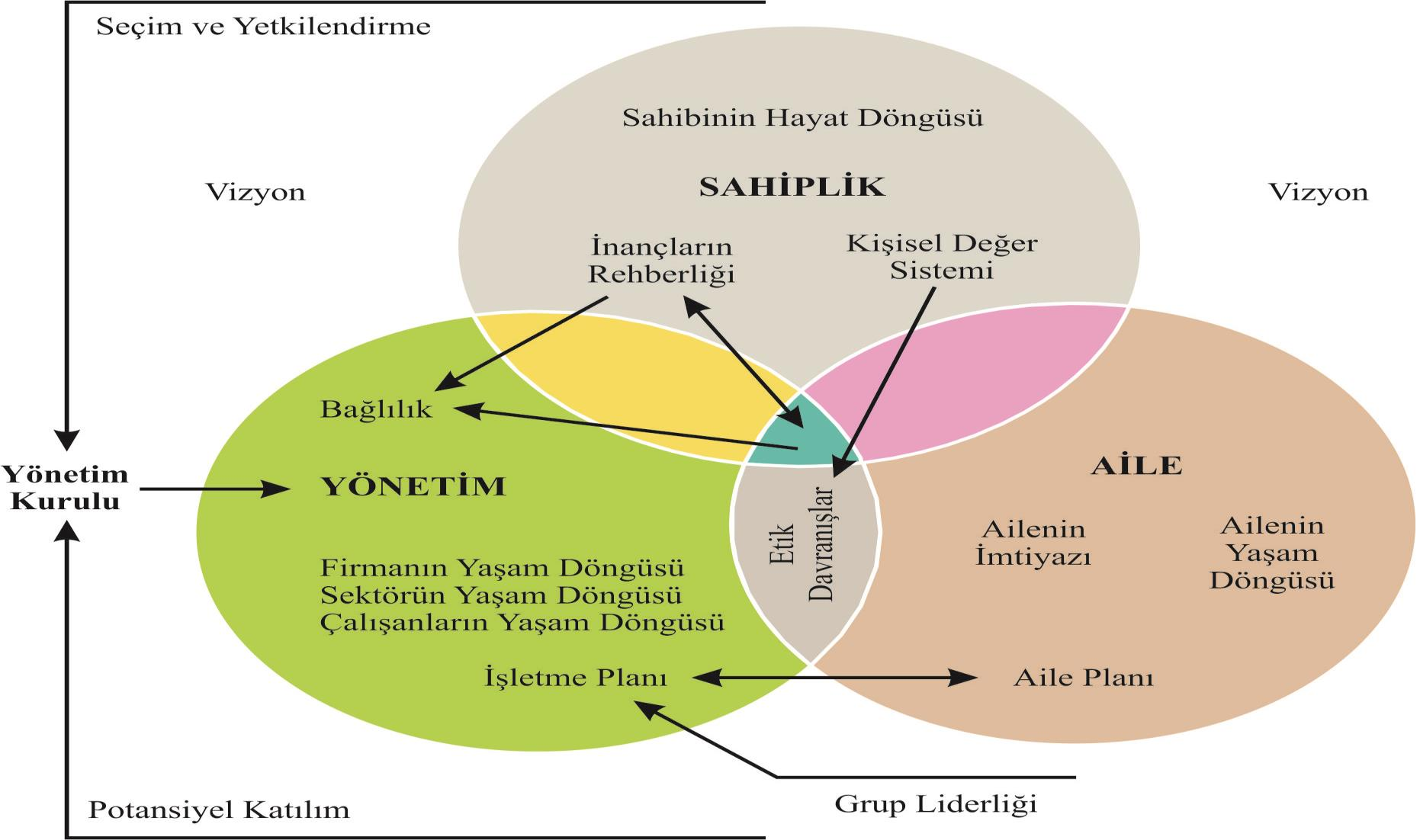 Aile İşletmelerinde sahiplik, yöneticilik ve aile