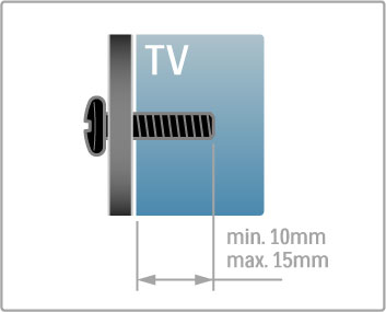 1.2 Kurulum Stand ya da duvara montaj TV standına monte edilirken daima TV'nin sa!lam bir zemine yerle"tirildi!inden emin olun. Duvara montaj TV standının aya!