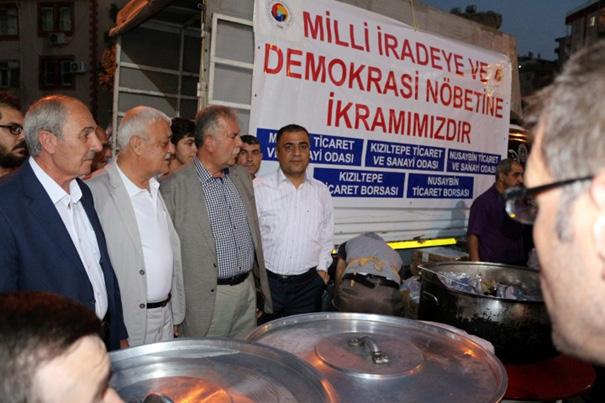 15 TEMMUZ DARBESİNİ KINI- YORUZ Mardin Ticaret ve Sanayi Odası, Kızıltepe Ticaret ve Sanayi Odası, Nusaybin Ticaret ve Sanayi Odası Nusaybin Ticaret Borsası Kızıltepe Ticaret Borsası müşterek olarak