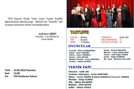 PAYLAŞMAK CÖMERTLİKTİR Okulumuz Sosyal Yardımlaşma ve Dayanışma Kulübü tarafından 17 Mayıs 2016 Salı günü öğrencilerimizin katılım ve