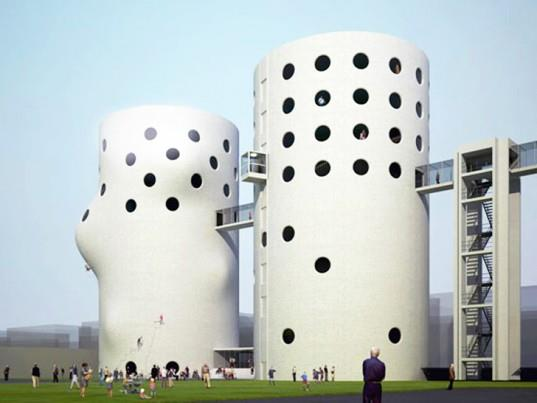 Amsterdam da terkedilmiş silo