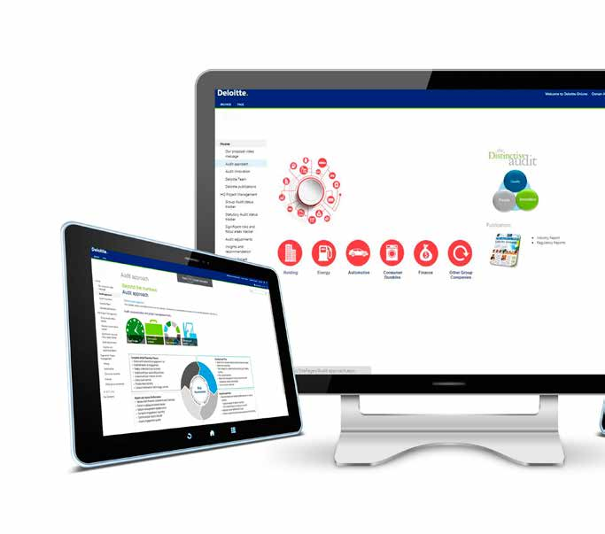 Deloitte Online Şirket ile denetim ekibi arasındaki veri akışını tek