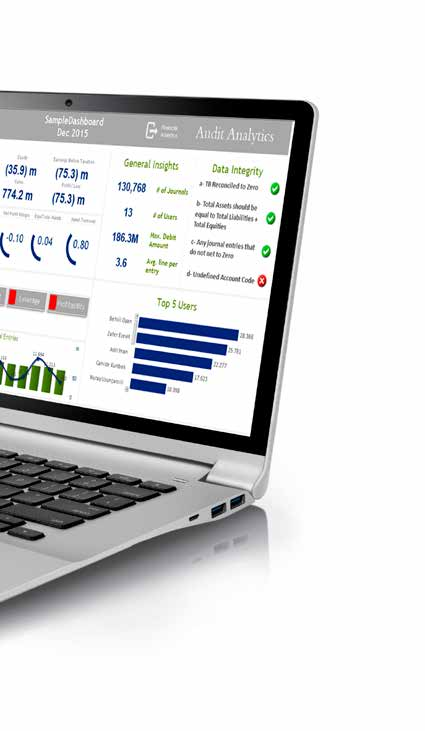 Deloitte Pusula Dijital veri ile tüm popülasyonun denetime tabi tutulabilmesi ve tek noktadan otomatik olarak çekilecek veri sayesinde mükerrer veri taleplerinin önlenmesi E-defter kullanımı ile