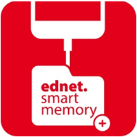 Uygulamanın İndirilmesi "Uygulama Mağazası"nda "ednet smart memory" yi arayın ve "Download"a dokunun Uygulamanın indirilmesinden sonra cihazı taktığınızda şu bildiri mesajı görüntülenir.