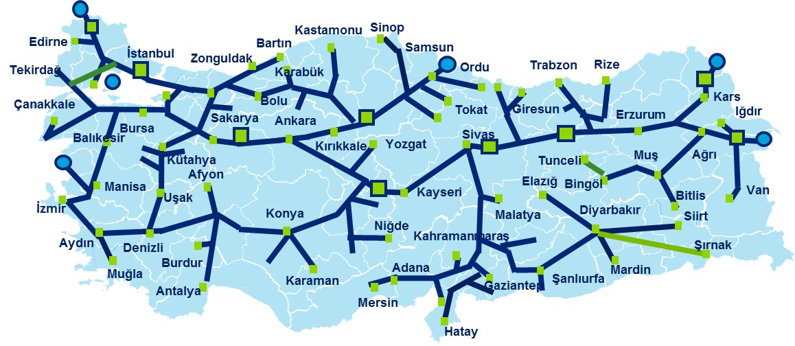 Doğal Gaz İletim Sektörü İletim lisansı bulunan tek şirket BOTAŞ olmakla birlikte yapılan düzenlemeler diğer oyuncuların da bu alana yatırım yapmasına imkan tanımaktadır.