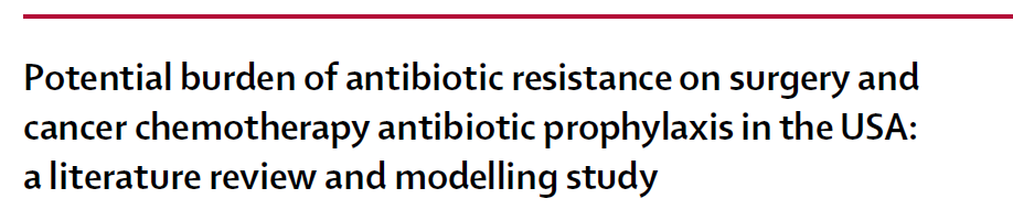 Çoğul Dirençli Bakteriler (MDR) ve Profilaksi Standard profilaktik antibiyotiklere