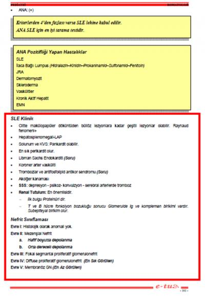 57. Lupus nefriti ile ilgili aşağıdaki ifadelerden hangisi yanlıştır? A) İmmün kompleks nefritidir. B) Kompleman düzeyleri genellikle normaldir.