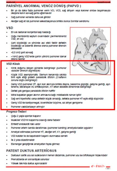 59. Aşağıdaki konjenital kalp hastalıklarının hangisinde pansistolik üfürüm duyulur?