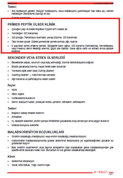 62. Çocuklarda primer peptik ülserin en sık nedeni aşağıdakilerden hangisidir?