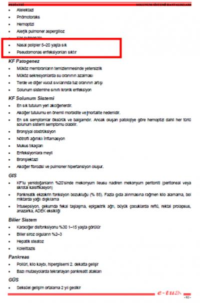 66. Kistik fibrozisli hastaların akciğerinde sıklıkla kolonize olan mikroorganizma aşağıdakilerden hangisidir?