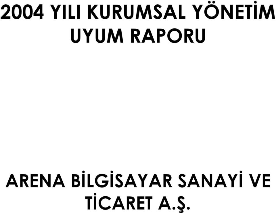 ARENA BİLGİSAYAR