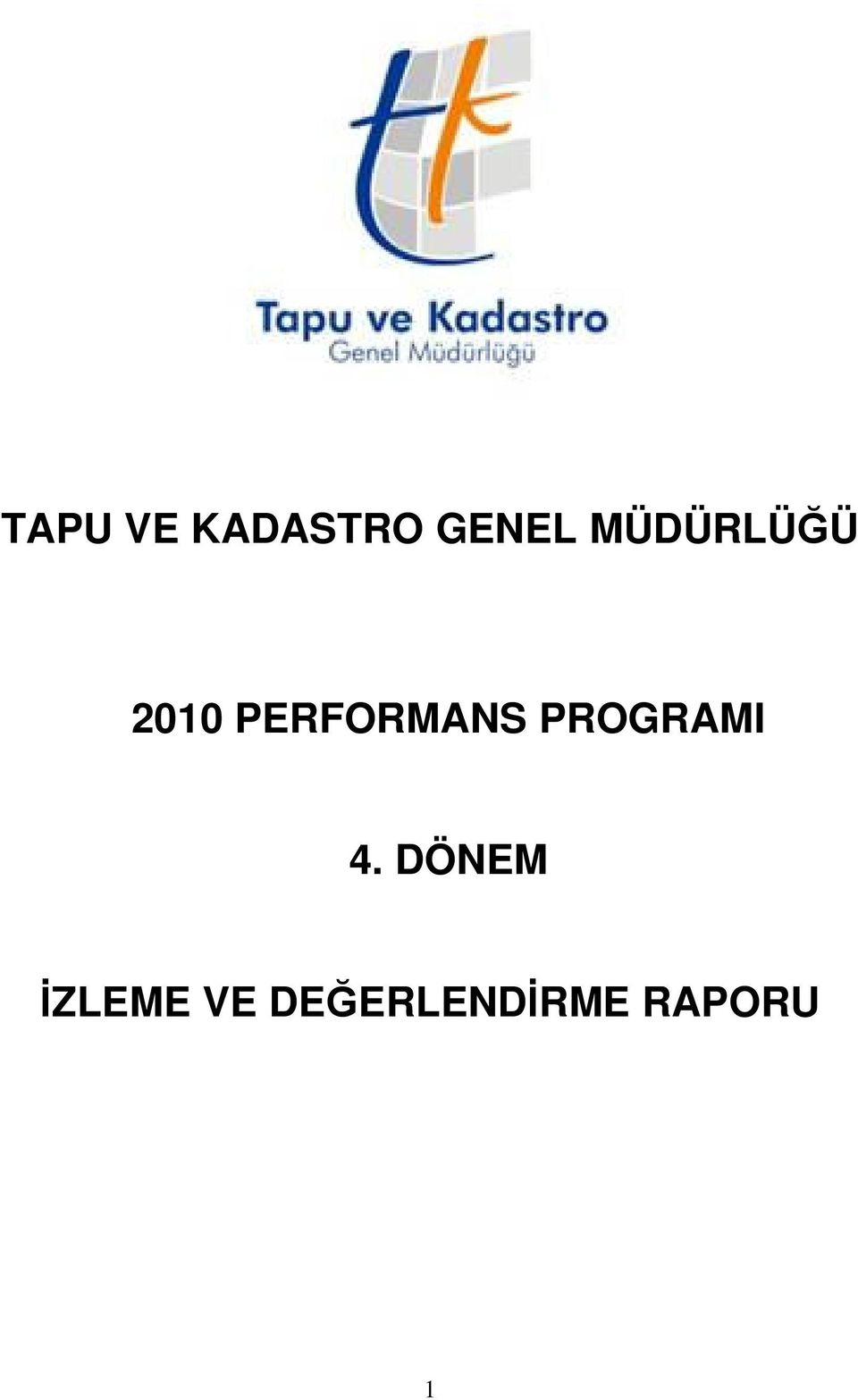 PERFORMANS PROGRAMI