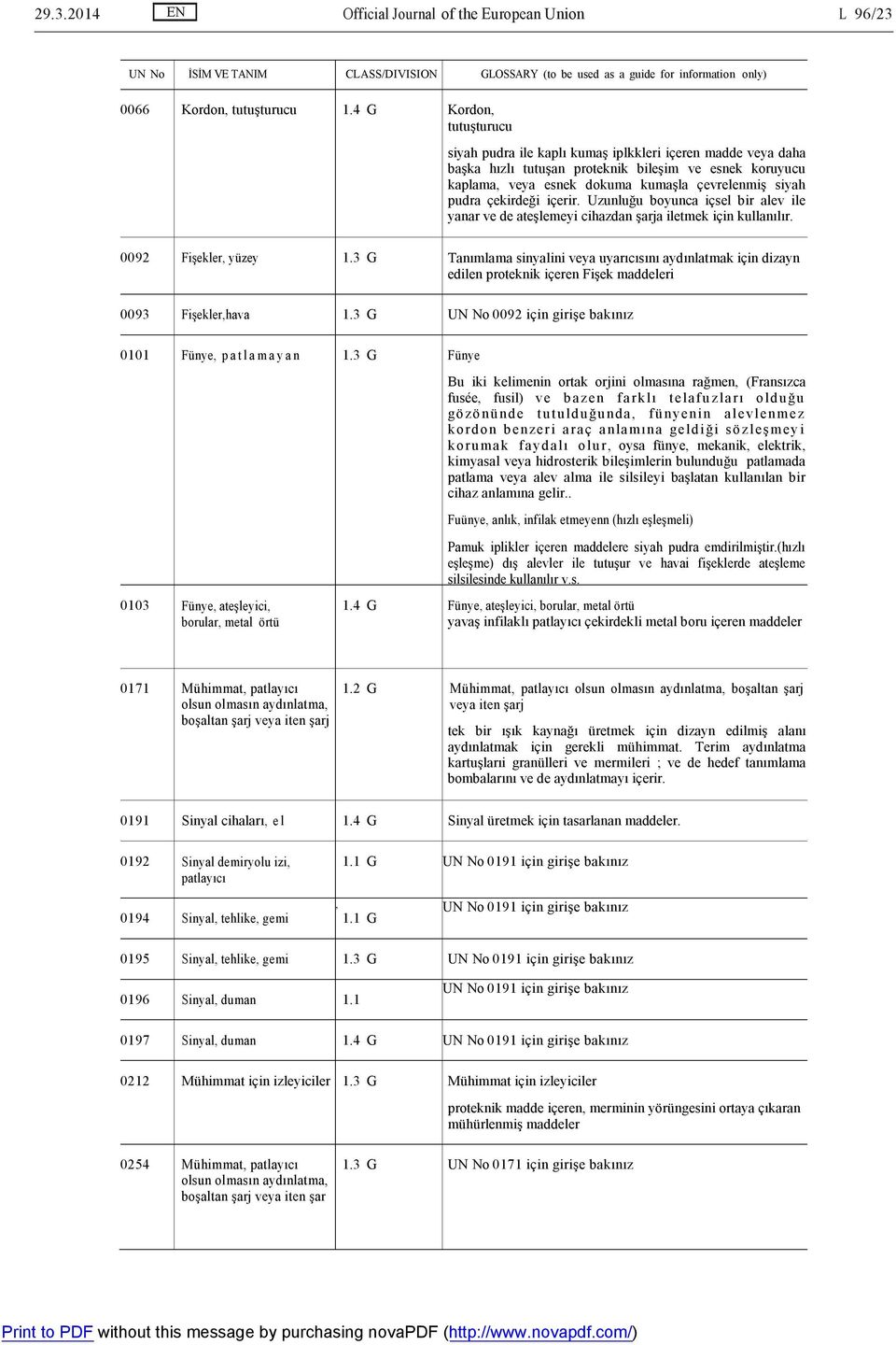 çekirdeği içerir. Uzunluğu boyunca içsel bir alev ile yanar ve de ateşlemeyi cihazdan şarja iletmek için kullanılır. 0092 Fişekler, yüzey 1.