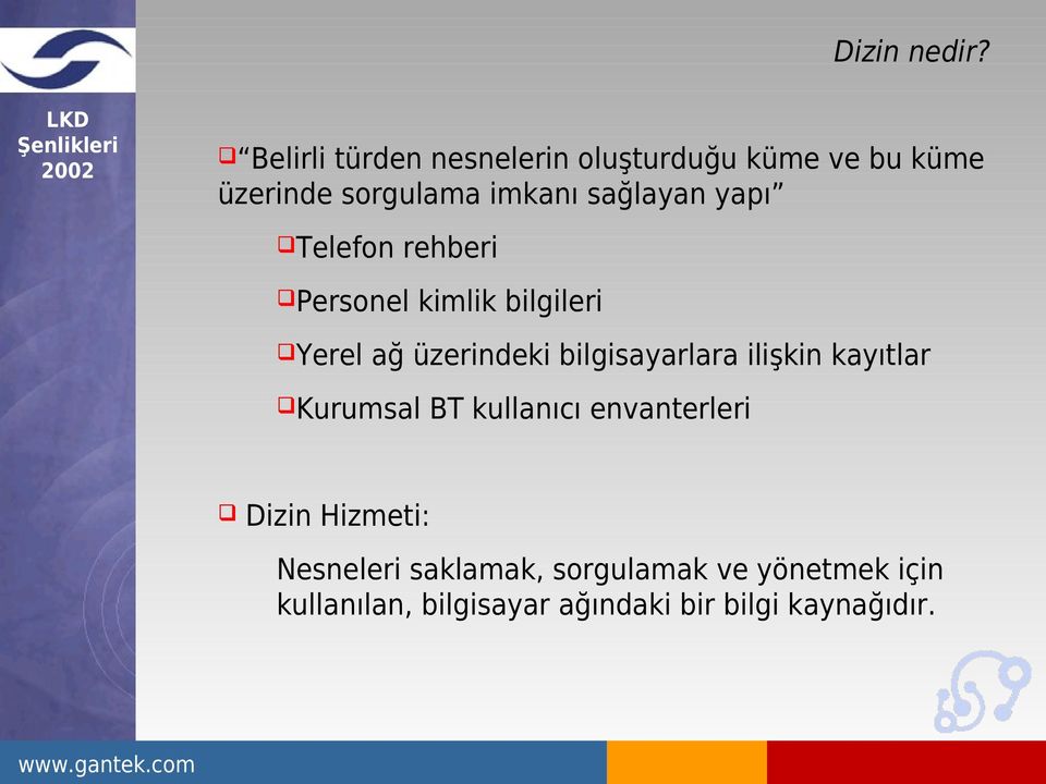 sağlayan yapı Telefon rehberi Personel kimlik bilgileri Yerel ağ üzerindeki