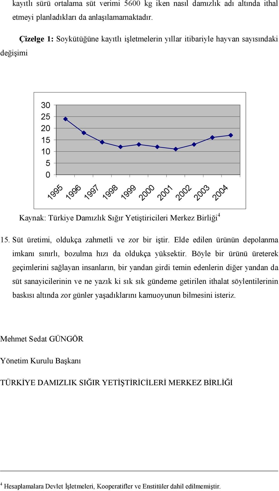 Yetiştiricileri Merkez Birliği 4 15. Süt üretimi, oldukça zahmetli ve zor bir iştir. Elde edilen ürünün depolanma imkanı sınırlı, bozulma hızı da oldukça yüksektir.