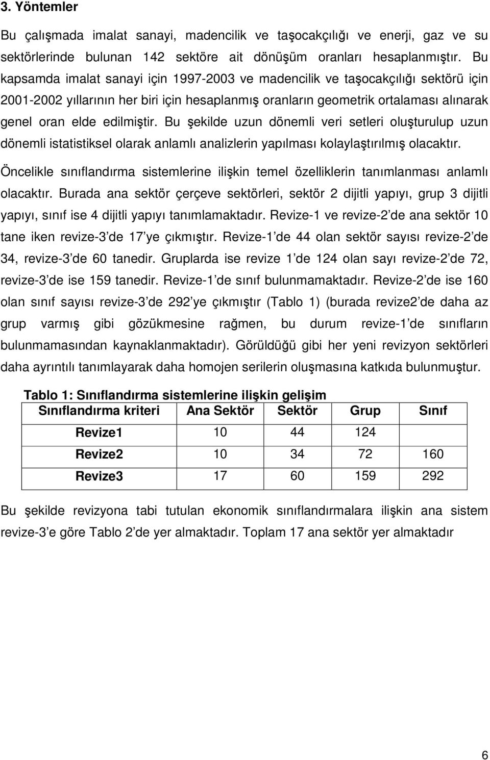 Bu şekilde uzun dönemli veri setleri oluşturulup uzun dönemli istatistiksel olarak anlamlı analizlerin yapılması kolaylaştırılmış olacaktır.