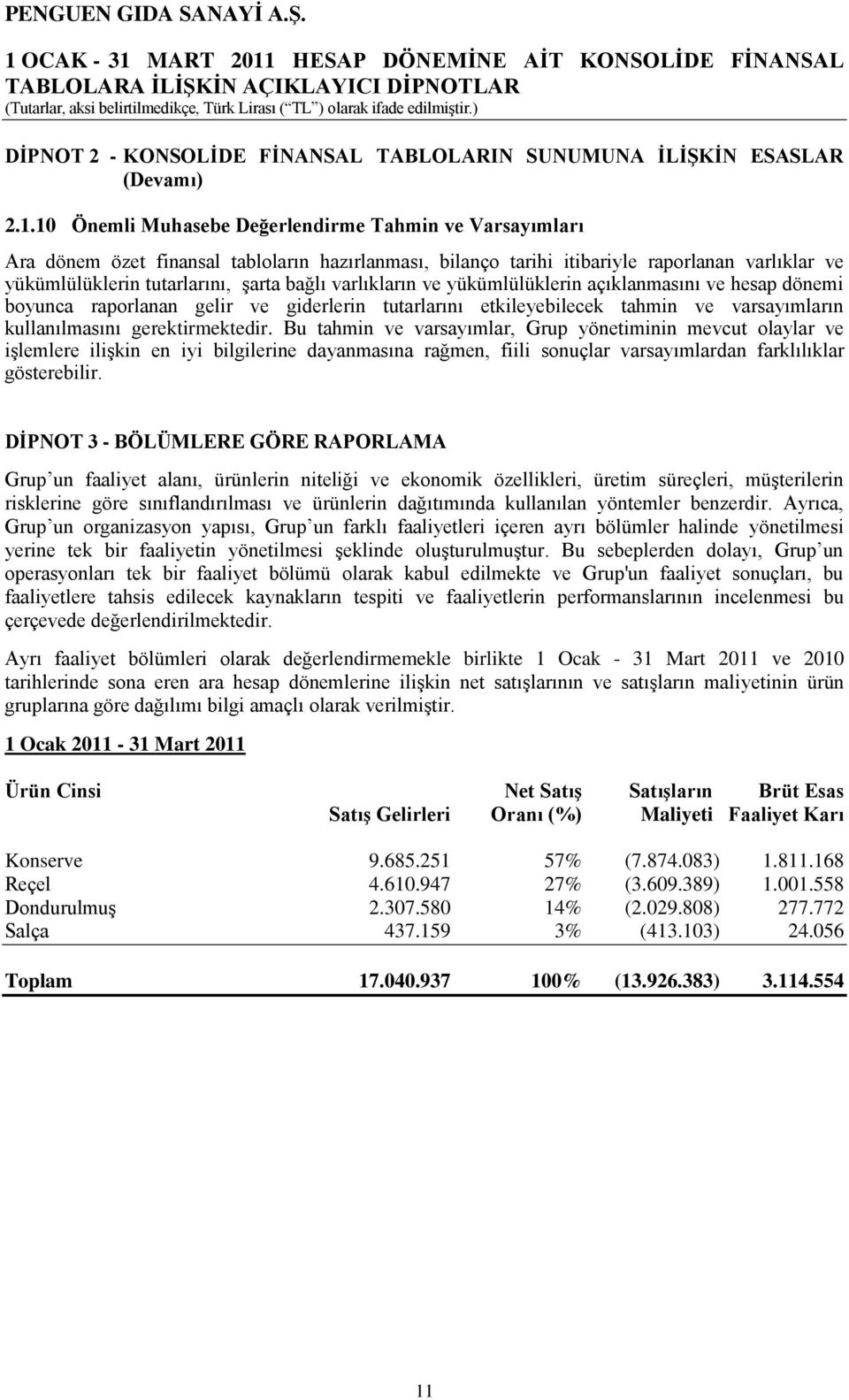 varlıkların ve yükümlülüklerin açıklanmasını ve hesap dönemi boyunca raporlanan gelir ve giderlerin tutarlarını etkileyebilecek tahmin ve varsayımların kullanılmasını gerektirmektedir.