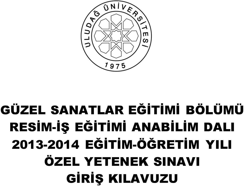 -2014 EĞİTİM-ÖĞRETİM YILI ÖZEL