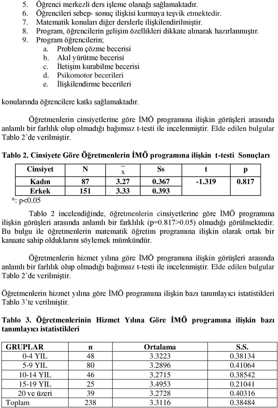 Psikomotor becerileri e. İlişkilendirme becerileri konularında öğrencilere katkı sağlamaktadır.