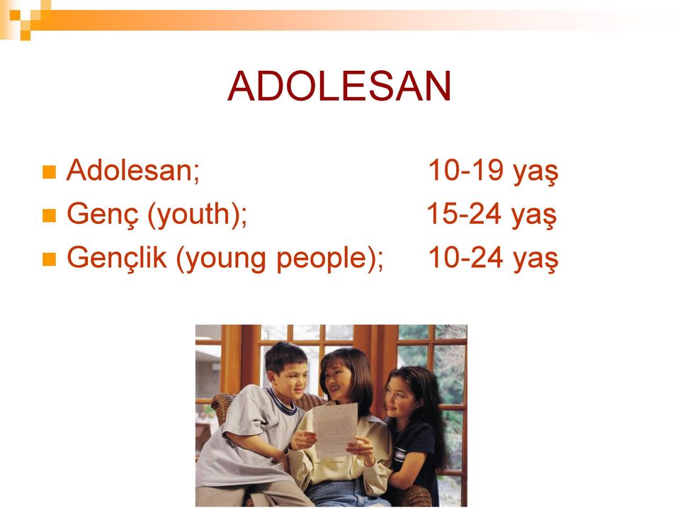 (young people); 10-19