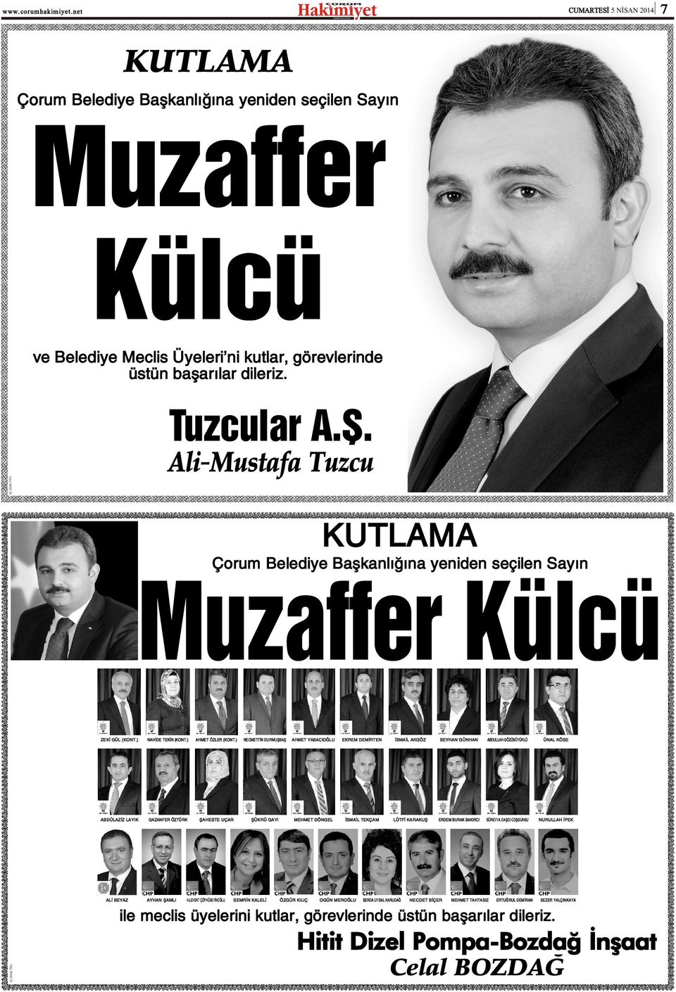 ) NECMETTÝN DURMUÞBAÞ AHMET YABACIOÐLU EKREM DEMÝRTEN ÝSMAÝL AKGÖZ SEYHAN GÜNHAN ABDULLAH GÖZÜBÜYÜKLÜ ÜNAL KÖSE ABDÜLAZÝZ LAYIK GAZANFER ÖZTÜRK ÞAHESTE UÇAR ÞÜKRÜ GAYI MEHMET DÖNGEL ÝSMAÝL TEKÇAM