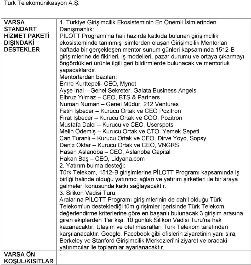 haftada bir gerçekleşen mentor sunum günleri kapsamında 1512-B girişimlerine de fikirleri, iş modelleri, pazar durumu ve ortaya çıkarmayı öngördükleri ürünle ilgili geri bildirmlerde bulunacak ve