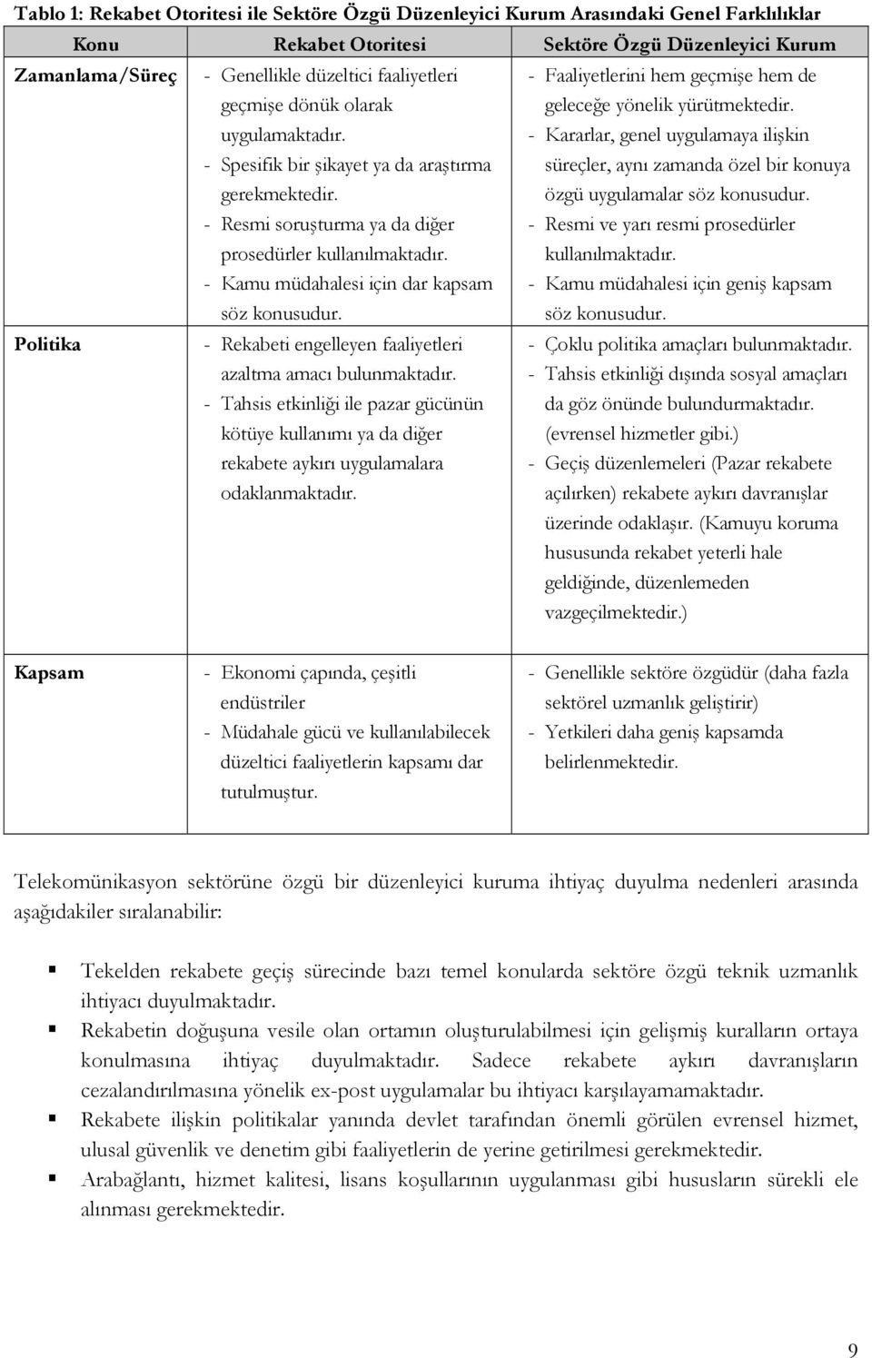 - Faaliyetlerini hem geçmişe hem de geleceğe yönelik yürütmektedir. - Kararlar, genel uygulamaya ilişkin süreçler, aynı zamanda özel bir konuya özgü uygulamalar söz konusudur.