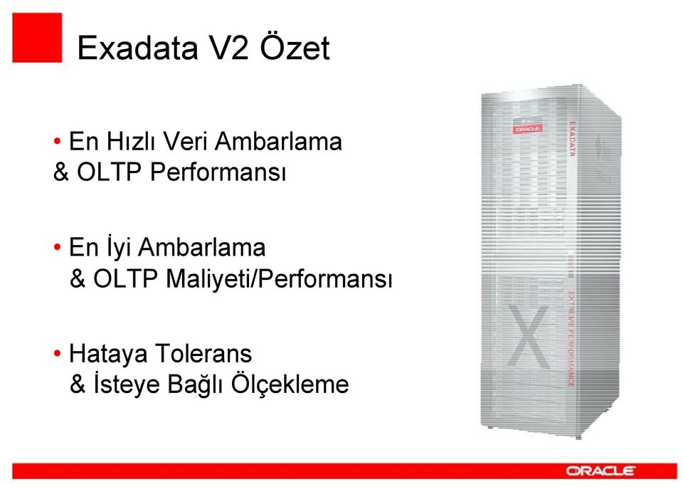 Ambarlama & OLTP