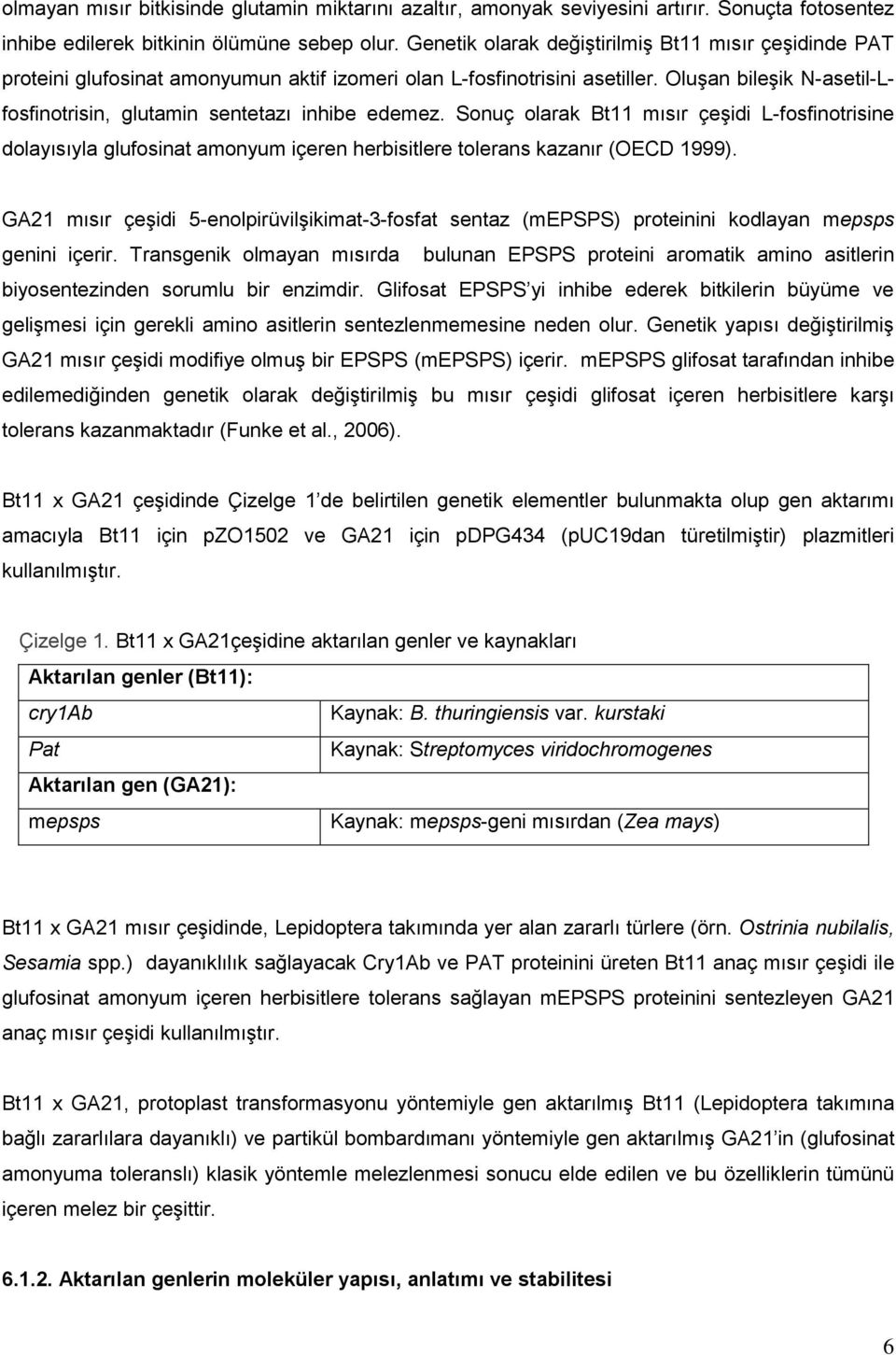 Oluşan bileşik N-asetil-Lfosfinotrisin, glutamin sentetazı inhibe edemez.