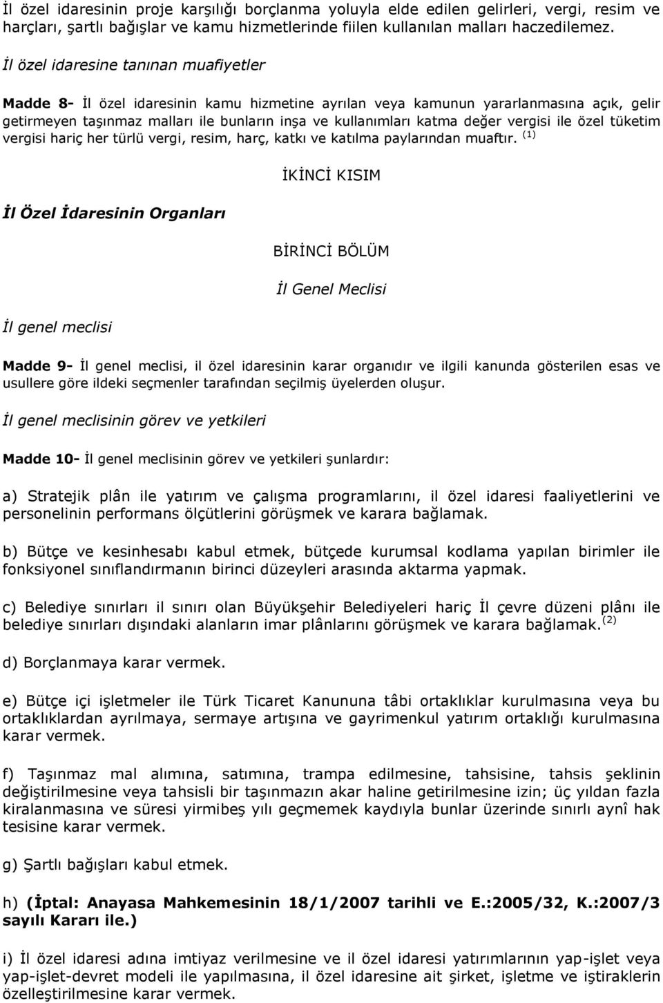 değer vergisi ile özel tüketim vergisi hariç her türlü vergi, resim, harç, katkı ve katılma paylarından muaftır.