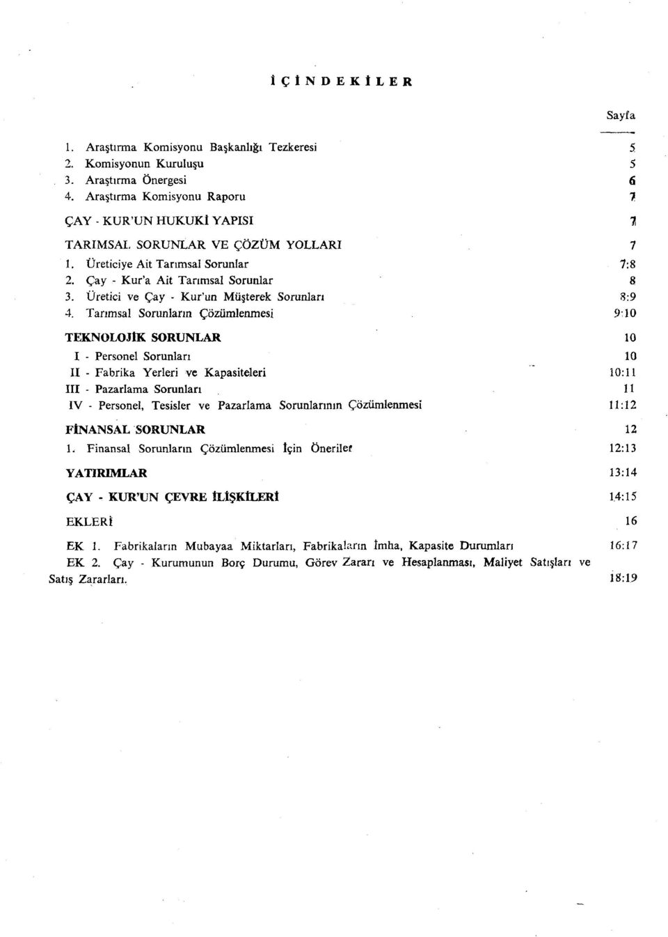 Üretici ve Çay - Kur'un Müşterek Sorunları 8:9 4.