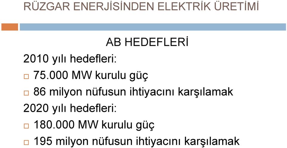 000 MW kurulu güç 86 milyon nüfusun ihtiyacını