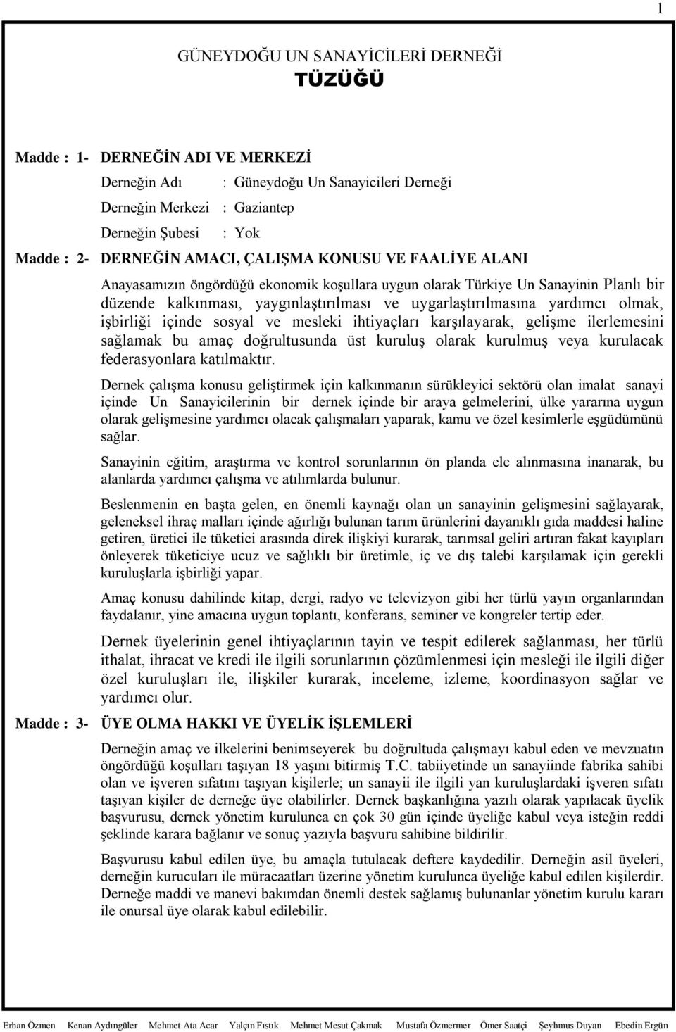 olmak, iģbirliği içinde sosyal ve mesleki ihtiyaçları karģılayarak, geliģme ilerlemesini sağlamak bu amaç doğrultusunda üst kuruluģ olarak kurulmuģ veya kurulacak federasyonlara katılmaktır.