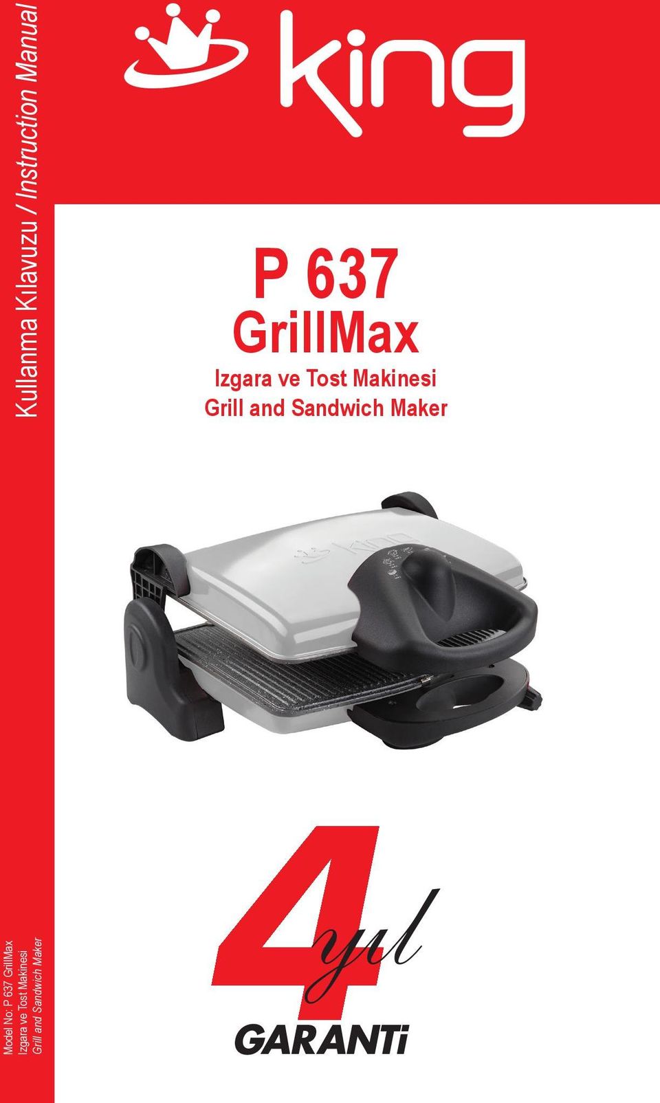 Kılavuzu / Instruction Manual P 37 GrillMax