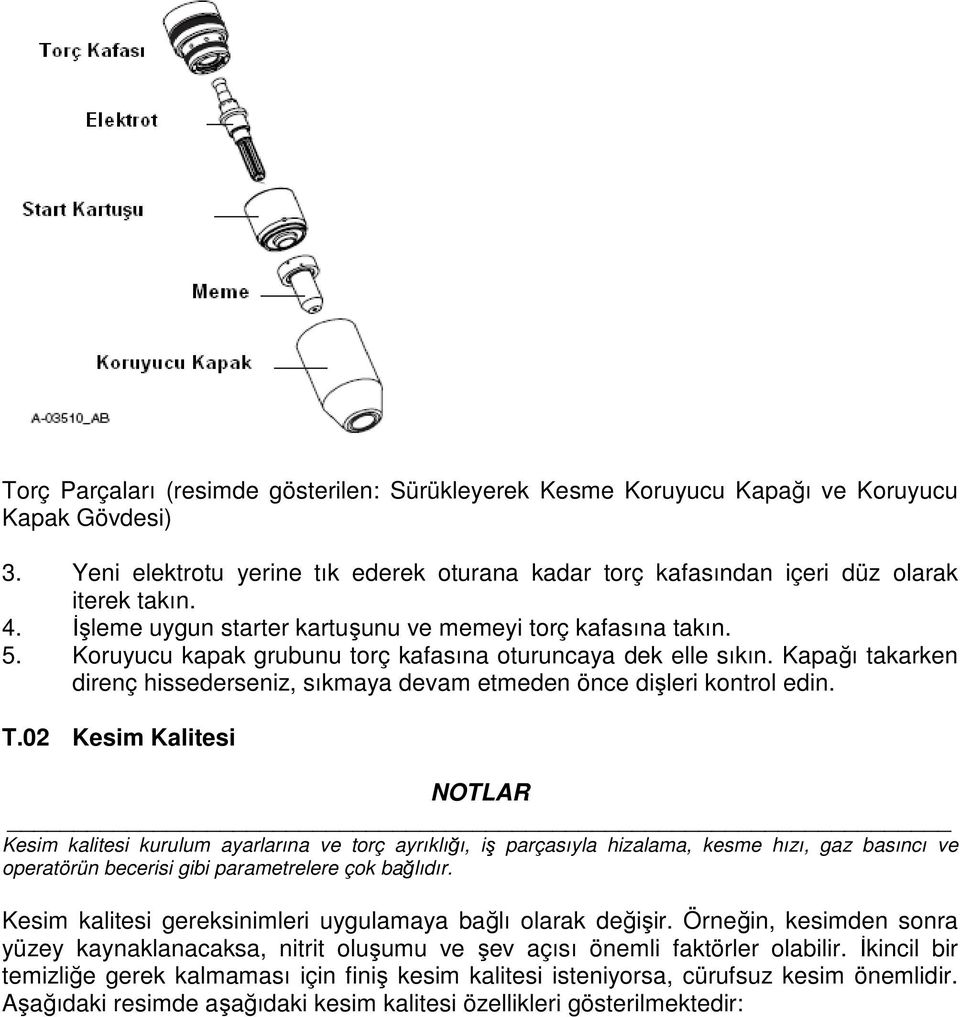 Kapağı takarken direnç hissederseniz, sıkmaya devam etmeden önce dişleri kontrol edin. T.