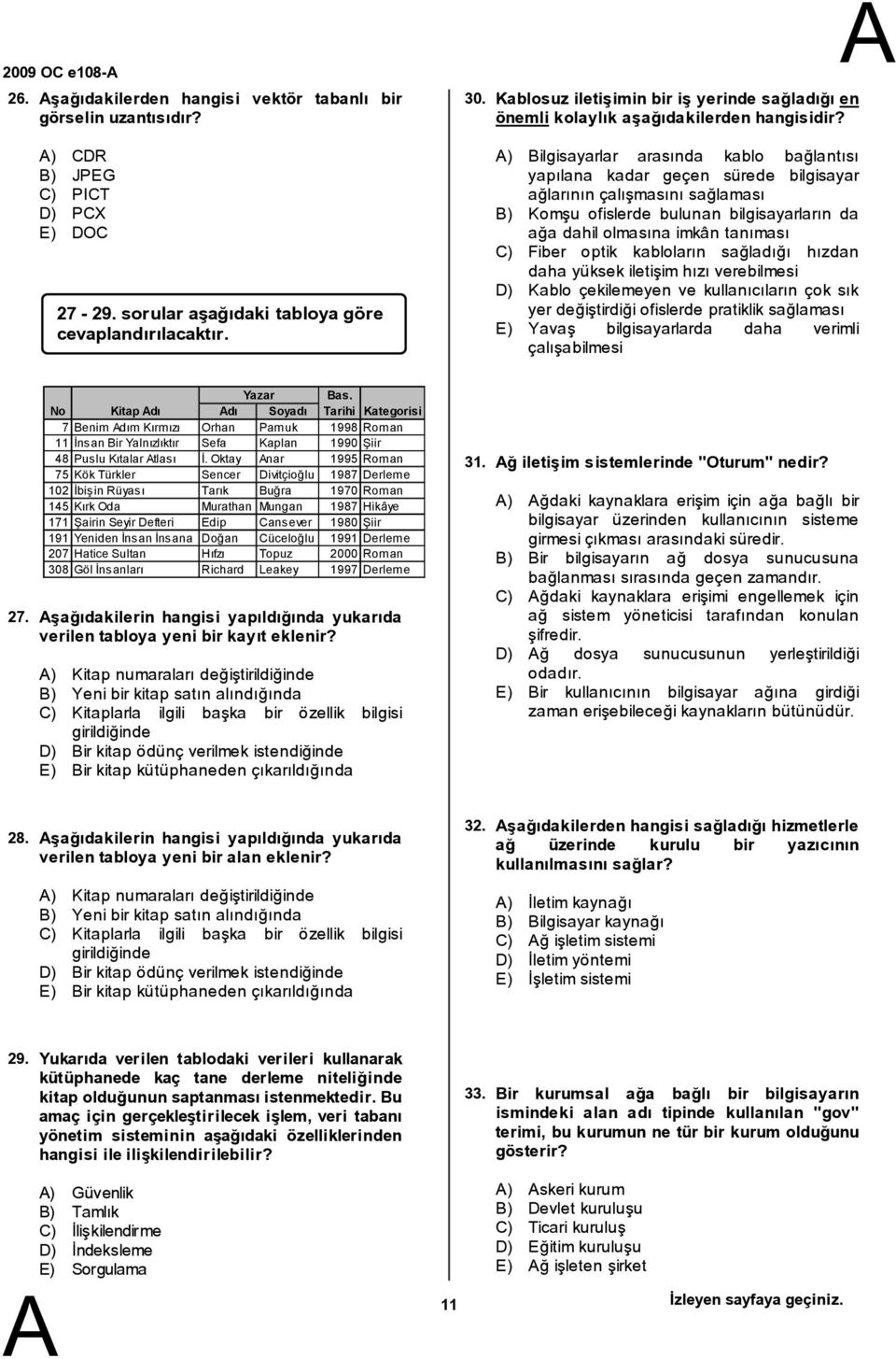 ) ilgisayarlar arasında kablo bağlantısı yapılana kadar geçen sürede bilgisayar ağlarının çalışmasını sağlaması ) Komşu ofislerde bulunan bilgisayarların da ağa dahil olmasına imkân tanıması C) Fiber