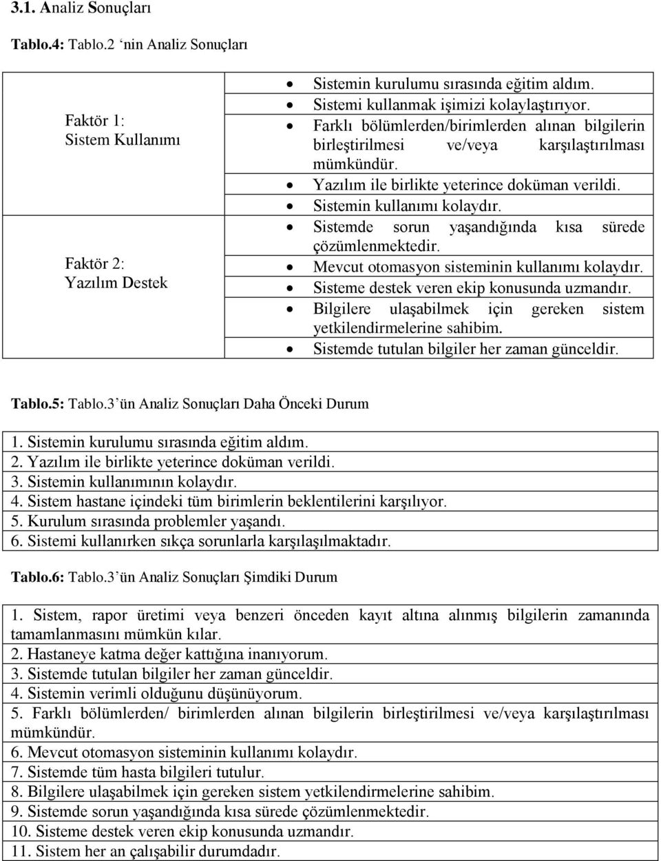 Sistemde sorun yaģandığında kısa sürede çözümlenmektedir. Mevcut otomasyon sisteminin kullanımı kolaydır. Sisteme destek veren ekip konusunda uzmandır.