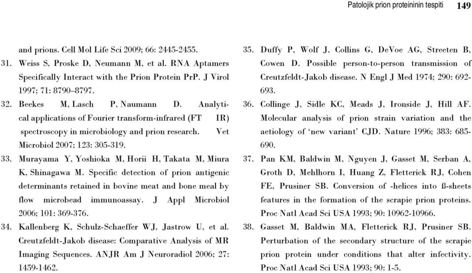 Vet Microbiol 2007; 123: 305-319. 33. Murayama Y, Yoshioka M, Horii H, Takata M, Miura K, Shinagawa M.