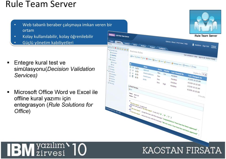 kural test ve simülasyonu(decision Validation Services) Microsoft Office