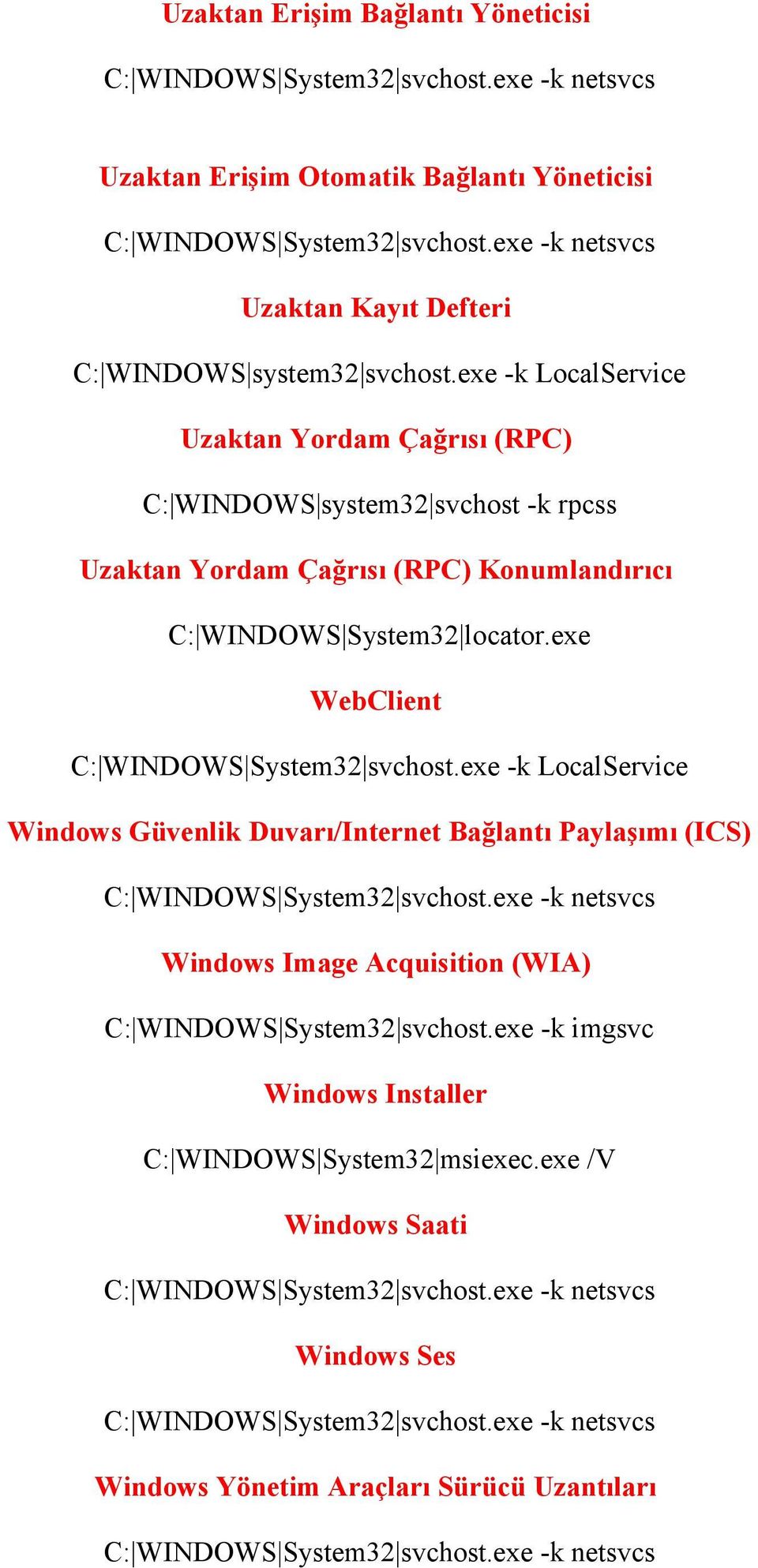WINDOWS System32 locator.