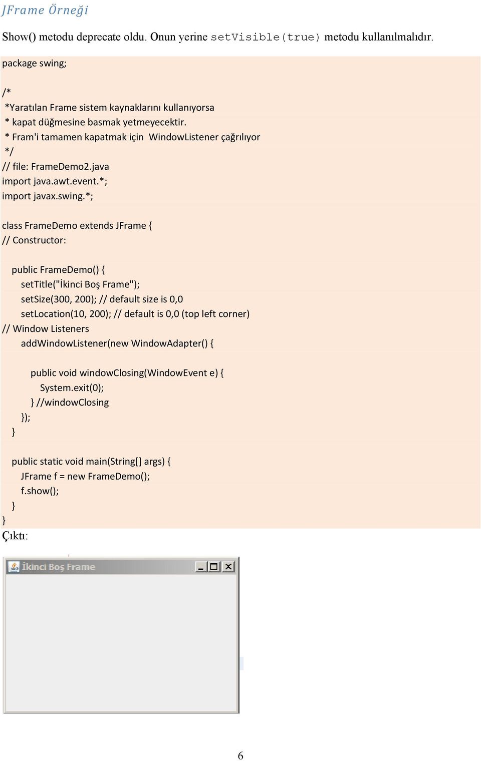 java import java.awt.event.*; import javax.swing.