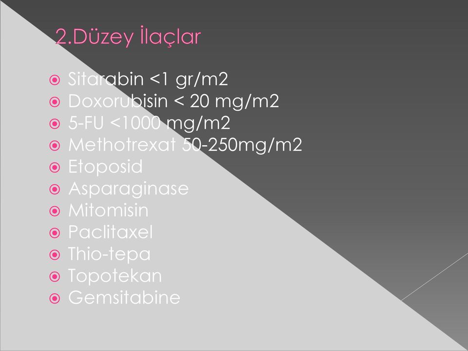 50-250mg/m2 Etoposid Asparaginase