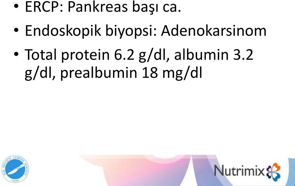 Adenokarsinom Total protein 6.