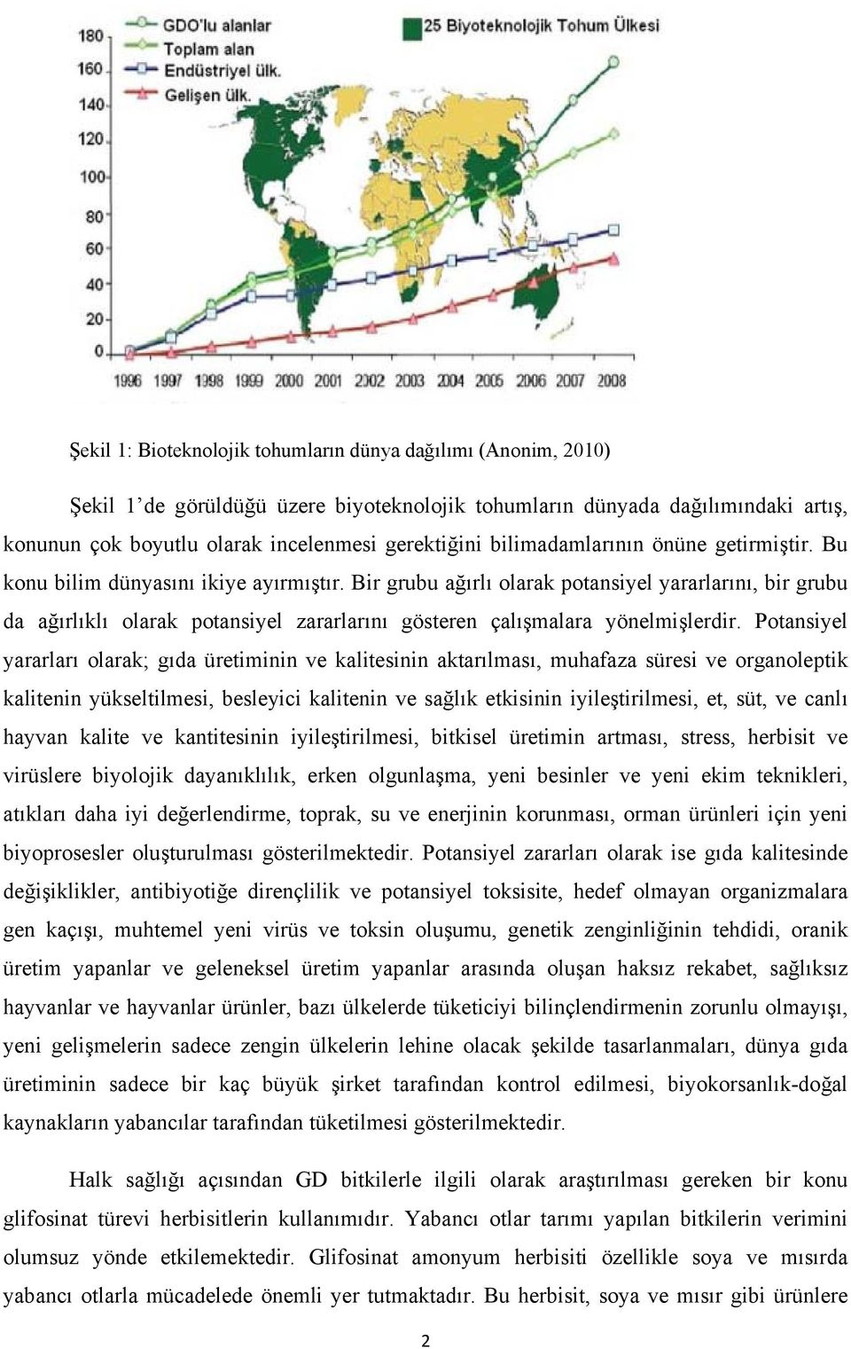 Bir grubu ağırlı olarak potansiyel yararlarını, bir grubu da ağırlıklı olarak potansiyel zararlarını gösteren çalışmalara yönelmişlerdir.